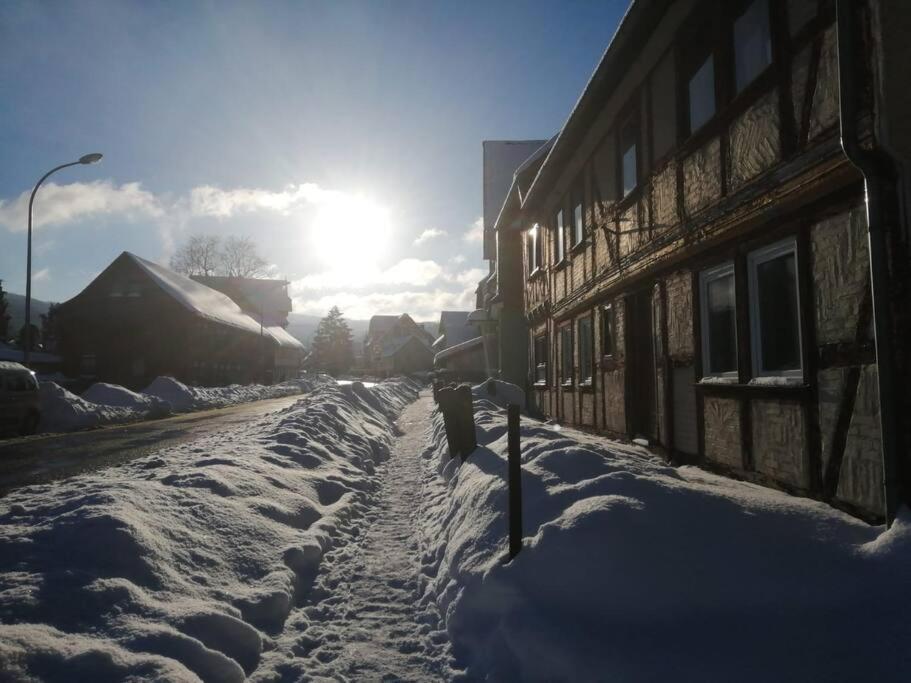 Guenstige, Schoene Ferienwohnung Im Wanderparadies Wernigerode Luaran gambar